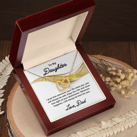 To my daughter sale love dad necklace