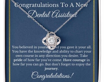 Dental Assistant Graduation Gift, Graduation Gift, Dental Assistant Jewelry Gift.