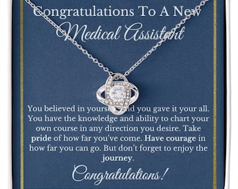 Medical Assistant Graduation Gift, Graduation Gift For MA, MA Jewelry Gift.