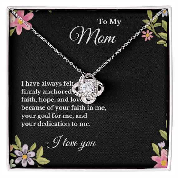I Am Forever Grateful | To My Mom Necklace – Prime Choice