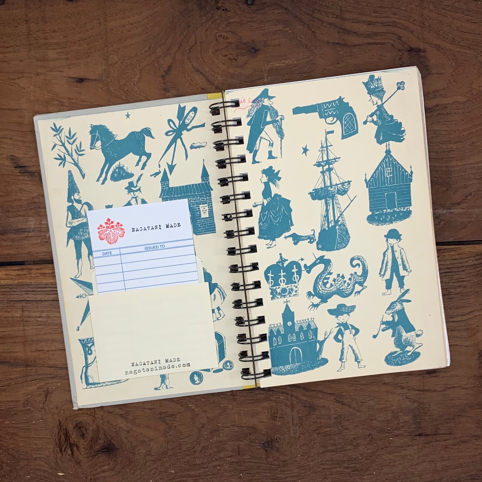 Quaderno A Spirale Exacompta Motivo Fiori E Api - 100 Pagine Rigate, Formato A5, Carta 120 G/m² - Foto 2