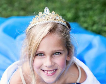 Princess Silver Crown, Princess Crown, Glitter Silver Crown, Tiara, Birthday Crown, Kids Headband, Girl Headband, Adult Headband