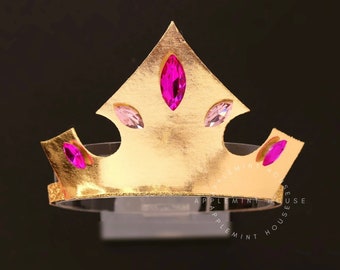 Aurora crown, Princess crown, Aurora Headband, birthday crown, Gold crown, Tiara crown headband, Halloween Princess costume crown