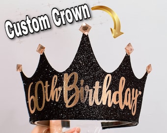 birthday crown, Personalized Crown, 30th birthday crown,women birthday Crown, Adult birthday crown, 21 birthday Crown, 40th birthday crown