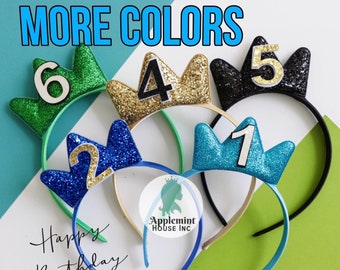 birthday crown, birthday boy headband, birthday crown headband with age, baby crown, baby boy crown, Men, birthday party favor, idea, gift