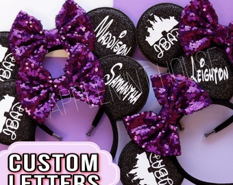 Nationals Mickey Ears, Dance Team Mouse Ear, Summit 2025 Minnie Ears, Cheer Team Headband, Custom Logo Group Mickey Headband, Personalized