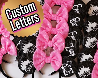 Custom Mickey Ears, Mickey Ears, Minnie Ears, Customized logo Ears, Mickey Ears, Cheer team ears, National 2024 Ears, Summit 2024 Mickey Ear