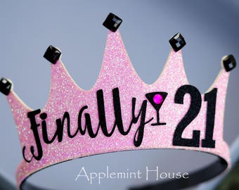 21 birthday, woman birthday crown,birthday custom Crown,Birthday Crown,21 Birthday Crown,Adult birthday crown,personalized crown