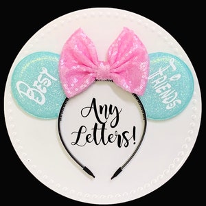 Mickey Custom Ears, Mickey Ears, Personalized Ears, Minnie Ears, Mouse Ears headband, Best Friends gifts Ears, Custom Mickey Ears