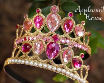 Aurora crown, Princess crown, birthday crown, Aurora Tiara crown headband, Halloween costume crown for kids and Adults