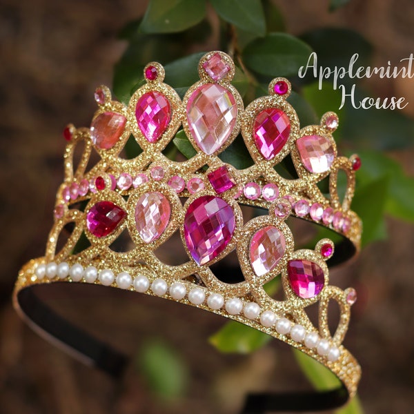 Aurora crown, Princess crown, birthday crown, Aurora Tiara crown headband, Halloween costume crown for kids and Adults