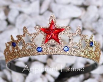 Super Hero Crown, Super Hero Birthday Crown, Star, Super Hero Birthday Crown, Super Hero headband for Kids and adult