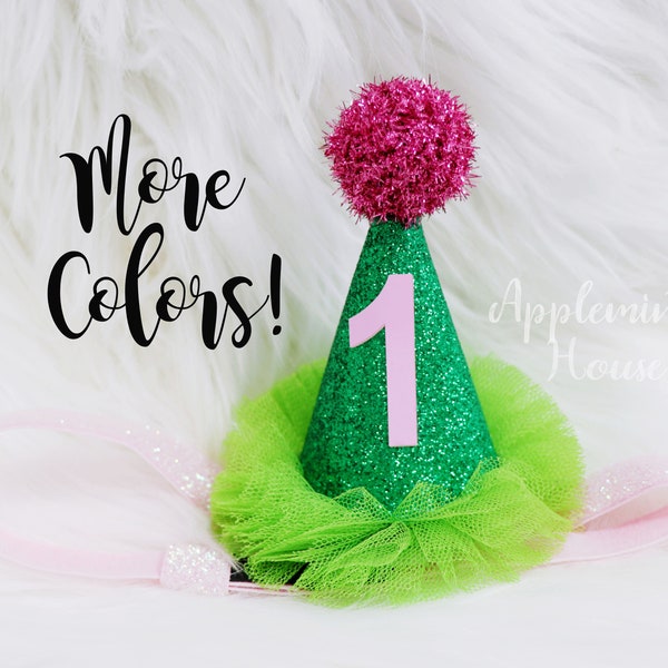 Cappello per festa di compleanno, Mini fascia per cappello da festa, Cappello per festa di compleanno personalizzato, Accessori per capelli per foto del primo compleanno, Cappello da festa per i più piccoli