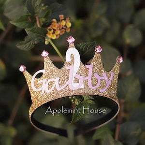 Gold Plush Crown Etsy