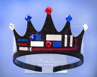 Birthday crown, Lightsabers crown headband, Star galaxy crown, Galaxy Wars crown for adults and kids, Halloween costume crown headband