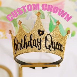 corona di compleanno, corona personalizzata, corona di compleanno per donne, corona di compleanno per adulti, tiara della regina del compleanno, 21°, 20°, 30°, 40°, 16°, 50°, 60°