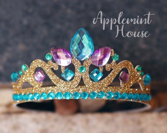 Jasmine Crown,Jasmine costume crown,Jasmine Headband,Birthday,Aladdin Jasmine crown, Jasmine Lavender Mint, Jasmine headband, Aladdin Crown