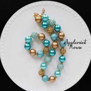 Princess Jasmine Necklace, Jasmine Chunky Necklace, Aladdin Jasmine Necklace and Bracelet, Baby Chunky Necklace, Jasmine birthday