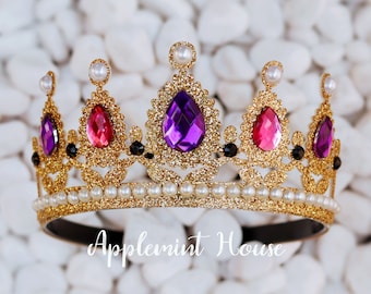Princess crown, Birthday crown, Ice Queen crown, Snow Queen headband, Princess tiara , Girls, Kids, adult, women, costume headpieces