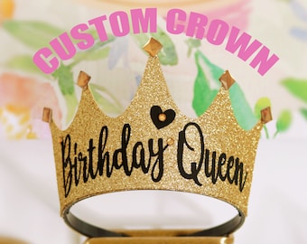 birthday crown, Personalized Crown, women birthday Crown, Adult birthday crown, Birthday Queen tiara, 21st, 20th, 30th,40th, 16th, 50th,60th