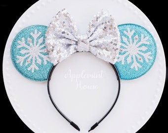 Minnie Ears, Elsa ears, Mickey ears, Frozen Elsa ears, Minnie ears, Elsa Mickey ears, Princess ears, Elsa crown birthday ears, Mouse ears