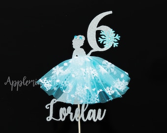 Ice Queen Cake topper, birthday Cake topper, Princess cake topper, Cake Centerpiece , Princess cake topper, Princess birthday