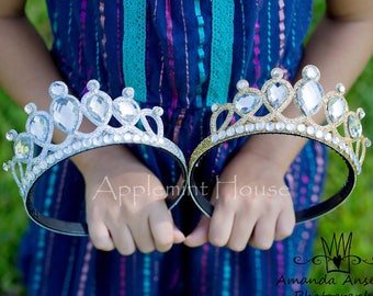 Birthday Princess Tiara, Birthday Gold Crown, Birthday Silver Crown, White Queen Crown, The White Queen Tiara, Gold tiara, Silver tiara