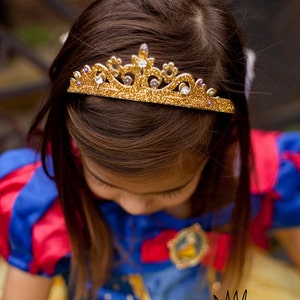 Birthday Girl Crystal Stone Crown,Princess glitter crown,Tiara crown,Party crown,Birthday Crown,Birthday gold crown, birthday crown image 3