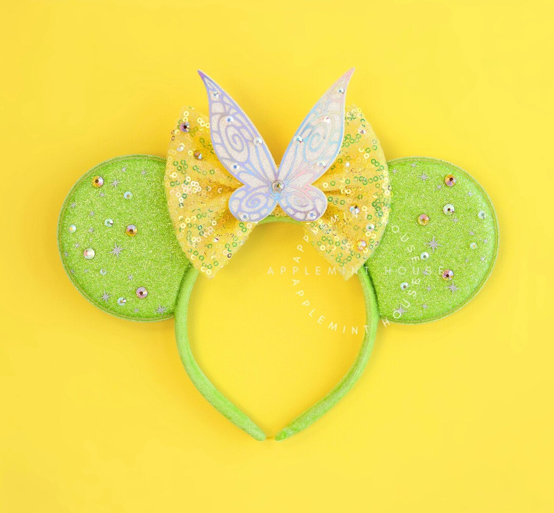 Tinkerbell Ears Mickey Ears Tinkerbell Mickey Ears Minnie Etsy