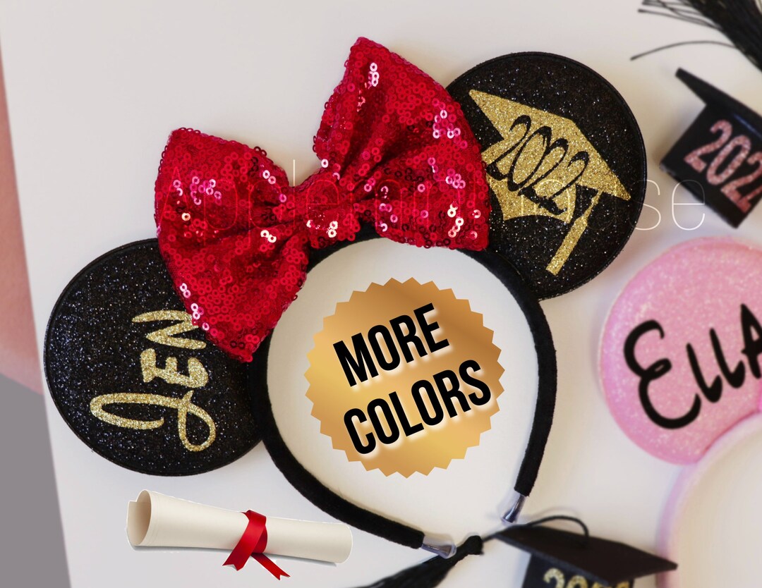 Graduation Ears, 2024 Graduation Mickey Ears, Graduation Hat Ears