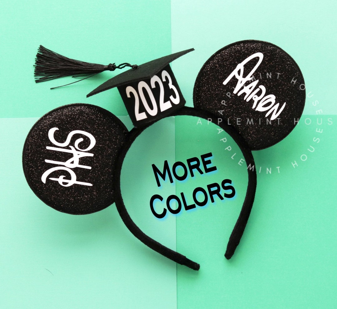 Graduation Ears Graduation Mickey Ears 2024 Graduation Hat Etsy