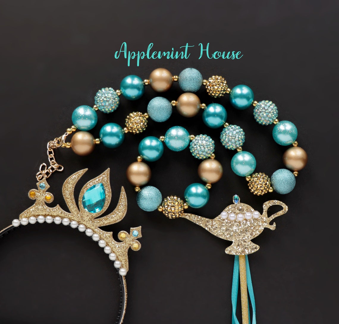 Jasmine Crown Princess Jasmine Crown Aladdin Costume Crown Etsy