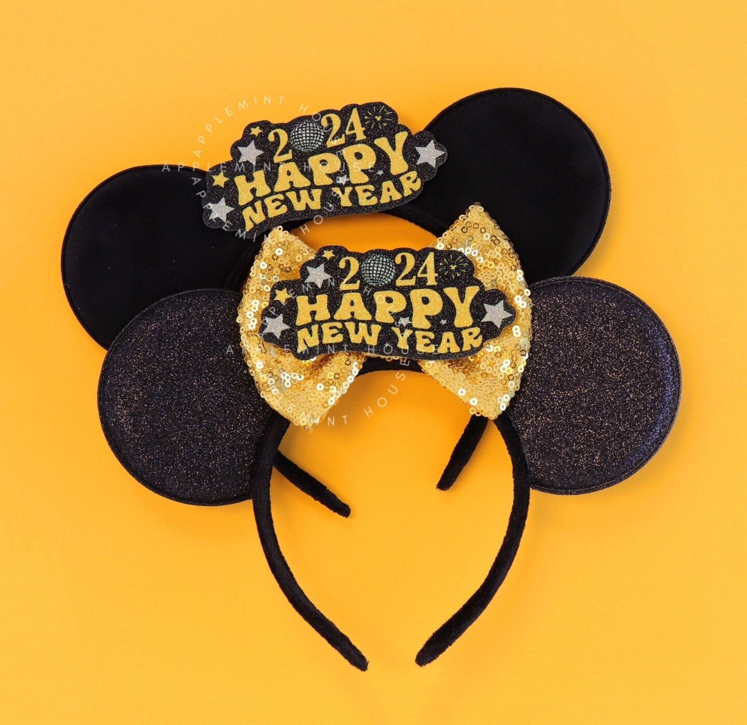 Mickey Ears New Years Eve Mouse Ears 2024 New Years Eve Etsy