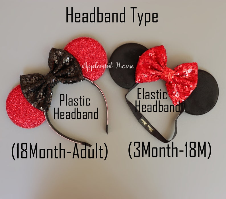 Alice Mouse Ears Alice Costume Minnie Ears Alice in Wonderland Minnie Ears Wonderland Ears Alice Mickey Mouse Ears Alice Disney Ears