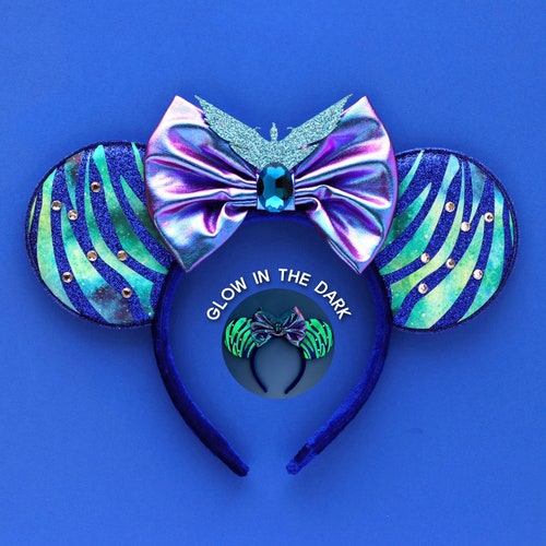 Orejas de Mickey, orejas inspiradas en Avatar, orejas de Minnie, orejas de ratón, orejas de Mickey inspiradas en Pandora, orejas de Pandora que brillan en la oscuridad para adultos y niños.