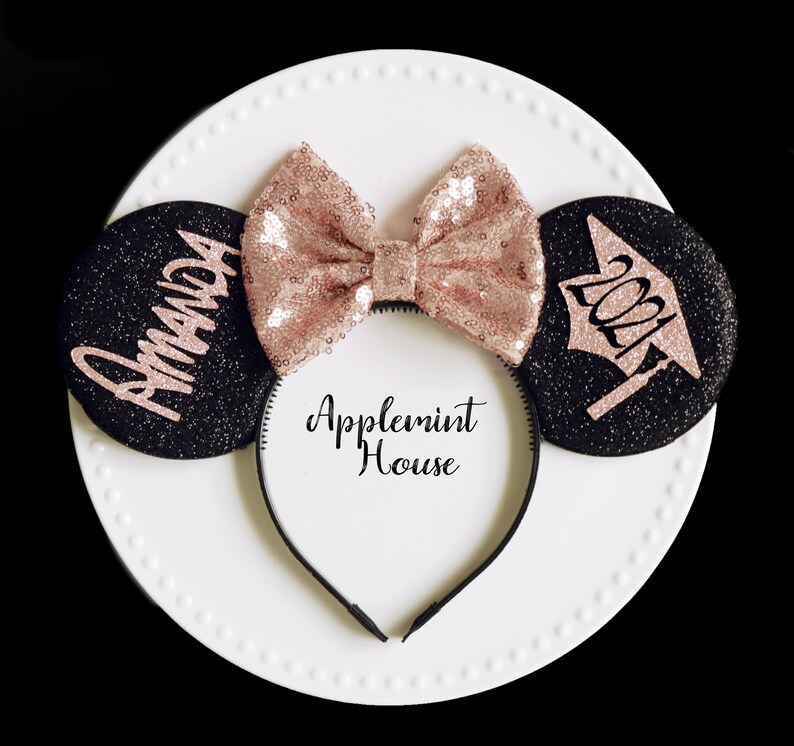 minnie mouse graduation ears