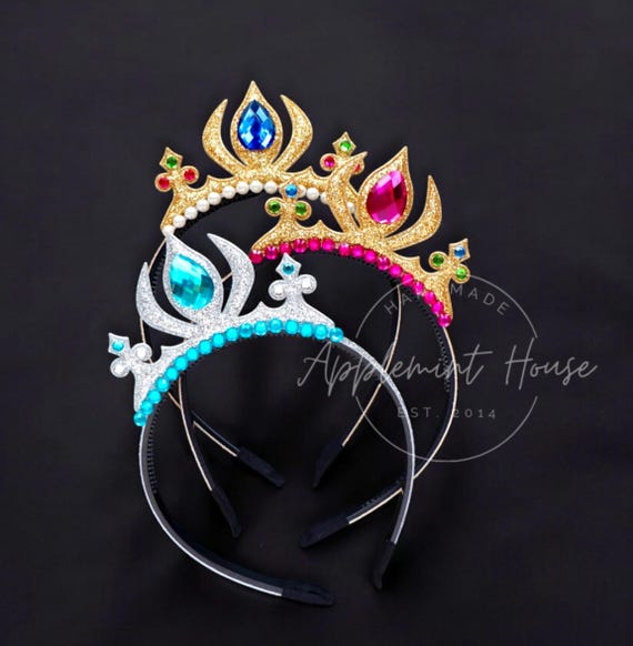 Corona Da Principessa Con Bacchetta Magica - Set Tiara E Stella Scintillante Per Bambine (Rosa) - Foto 2