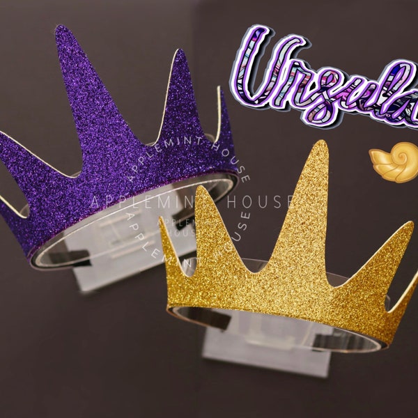 Ursula Crown, Sea witch crown, Ursula Headband, Little Mermaid crown headband, Mermaid crown, Halloween costume Crown for Adults and Kids