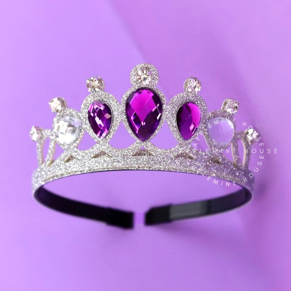 Tiara Principessa Per Bambine - Corona Con Strass Per Feste E Compleanni - Foto 7