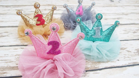 Child Baby Girl Princess Birthday Party Crown Headband Hair Clip Hair Decor  Hot