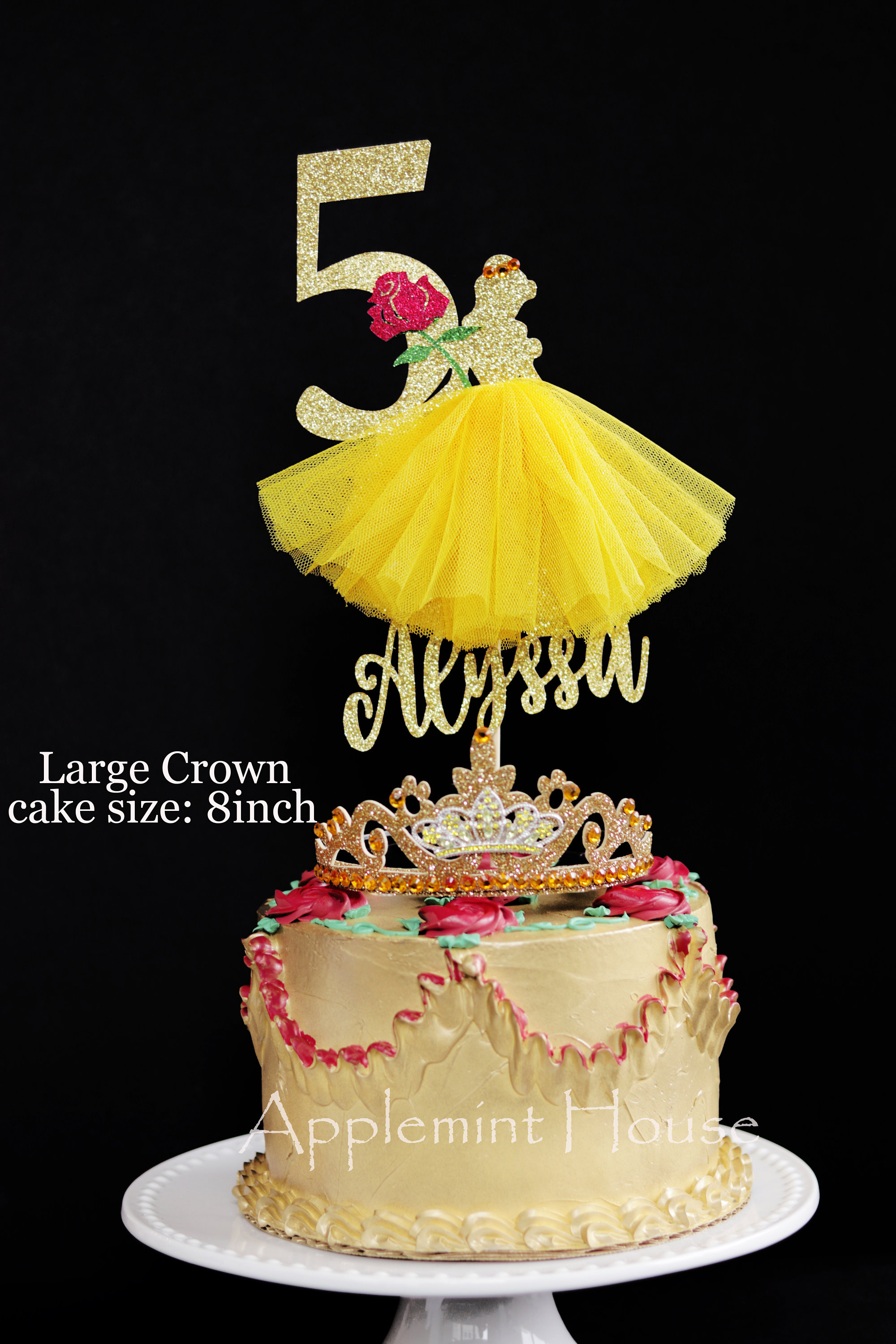 Beauty and the beast cake stand online
