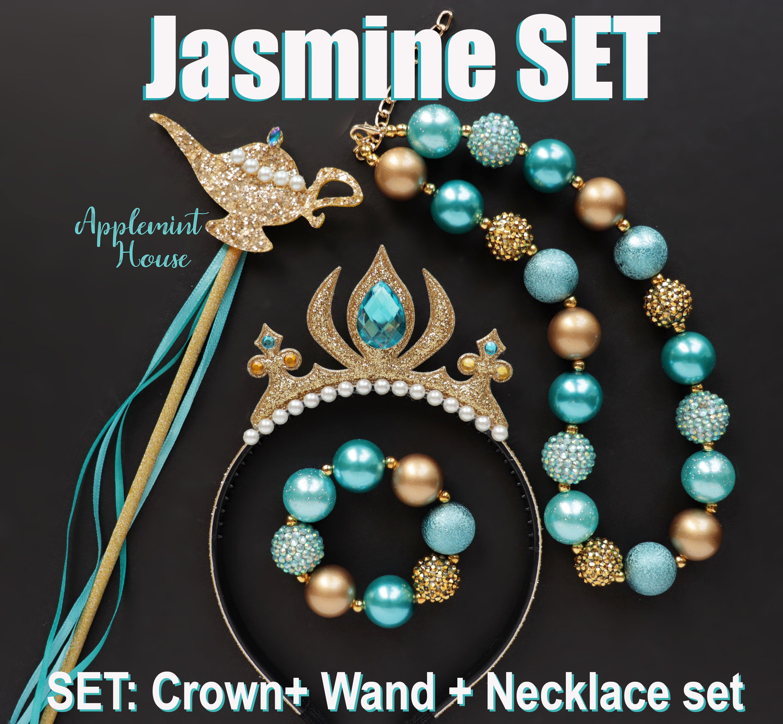 Jasmine Crown Princess Jasmine Crown Aladdin costume crown