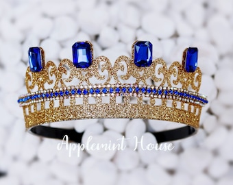 Audrey crown, Audrey Headband, Birthday crown, Descendant Crown, Halloween costume crown for adults and kids, Princess gold headband