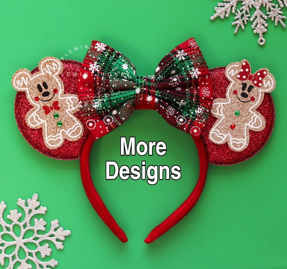 Christmas Gingerbread Mickey Ears, Christmas Minnie Ears  display picture 3