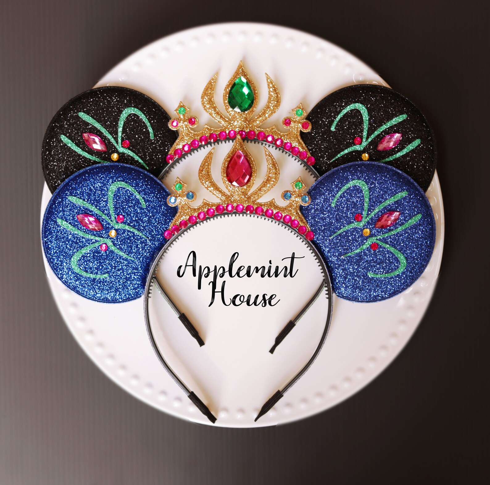 Elsa Minnie Ears Frozen Princess Elsa Minnie Mouse Disney Etsy