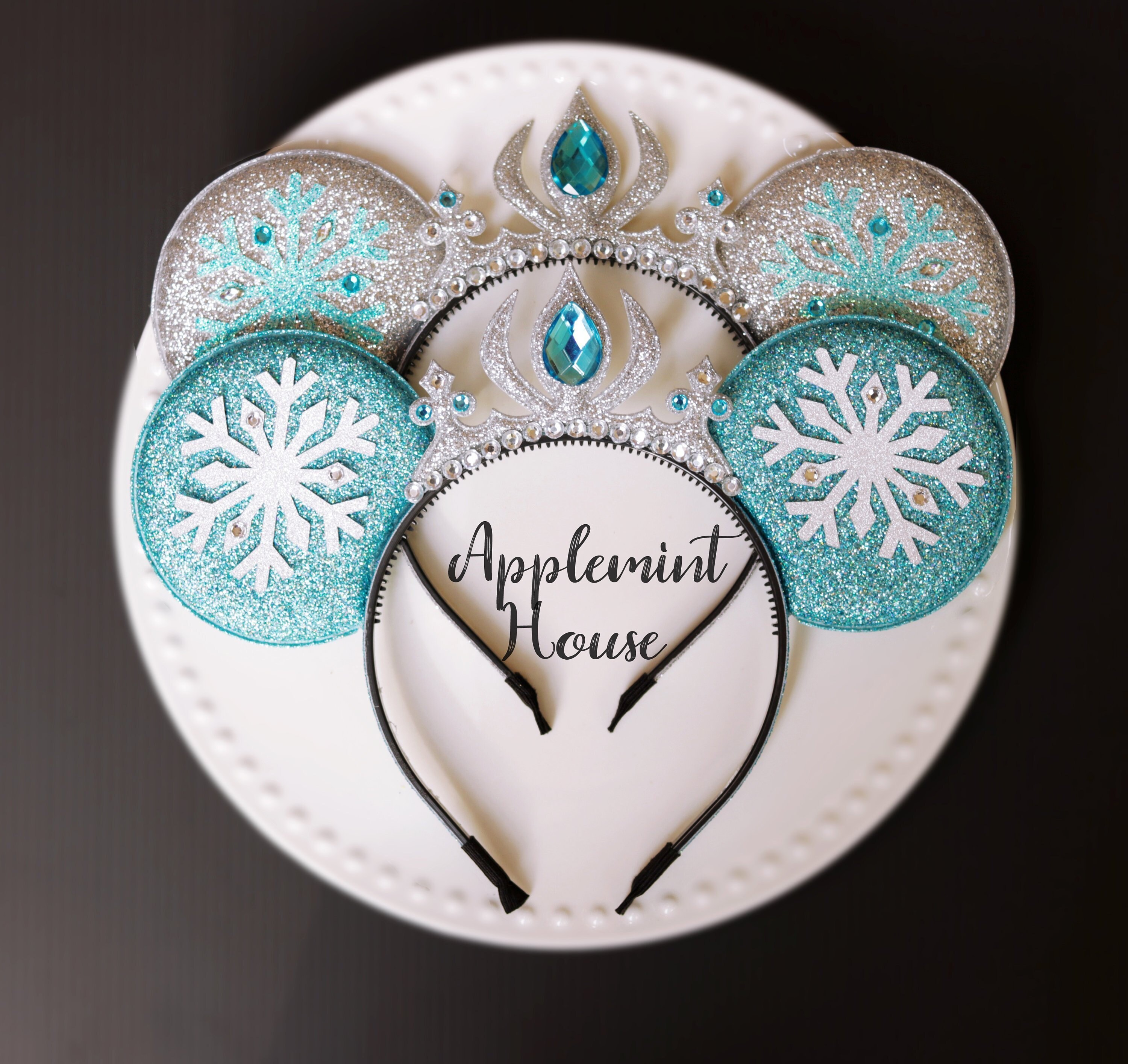 Elsa Minnie Ears Frozen Princess Elsa Minnie Mouse Disney Etsy UK