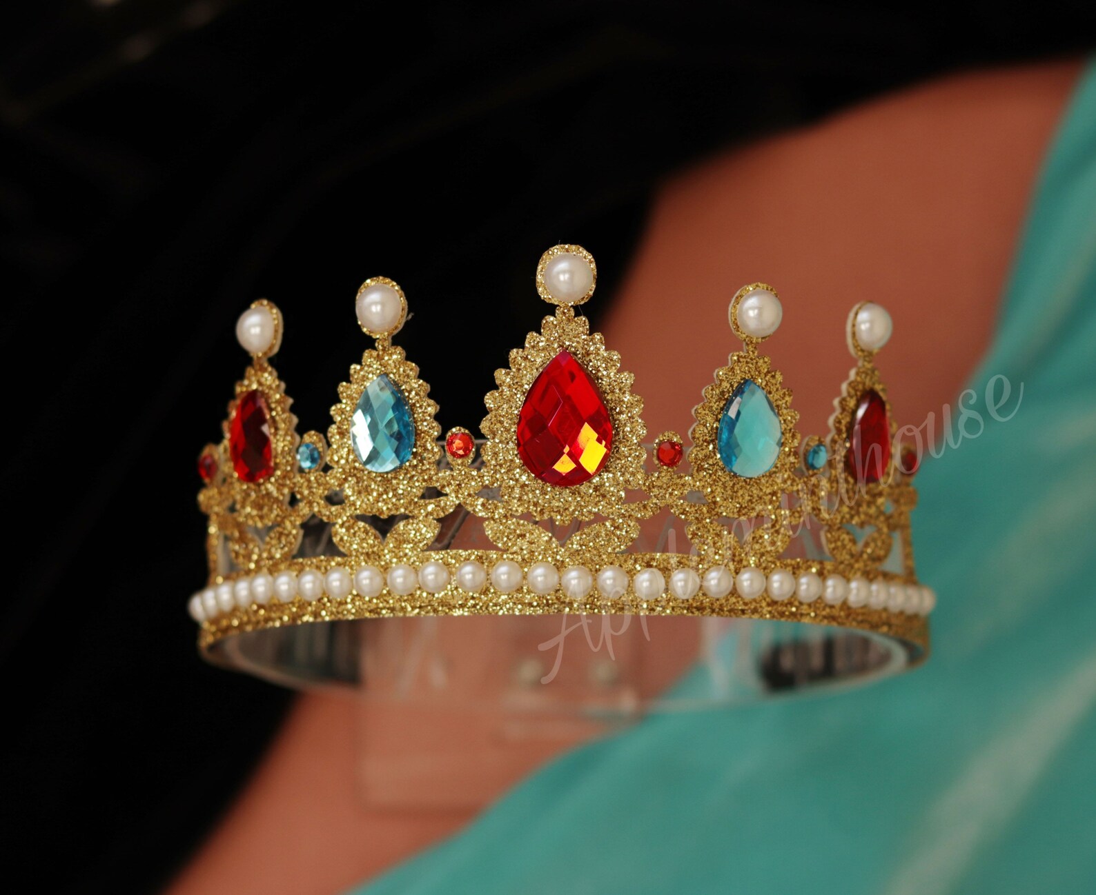 Peach Crown, Princess Crown, Birthday Crown, Princess Headband ...