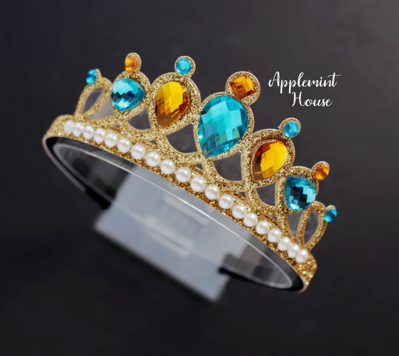 Jasmine Crown Princess Jasmine Crown Aladdin Jasmine Crown Etsy