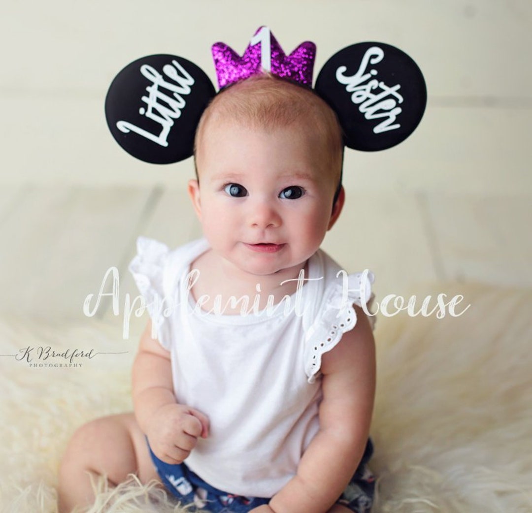 Minnie Ears Birthday Minnie Ears Birthday Elastic Minnie Etsy