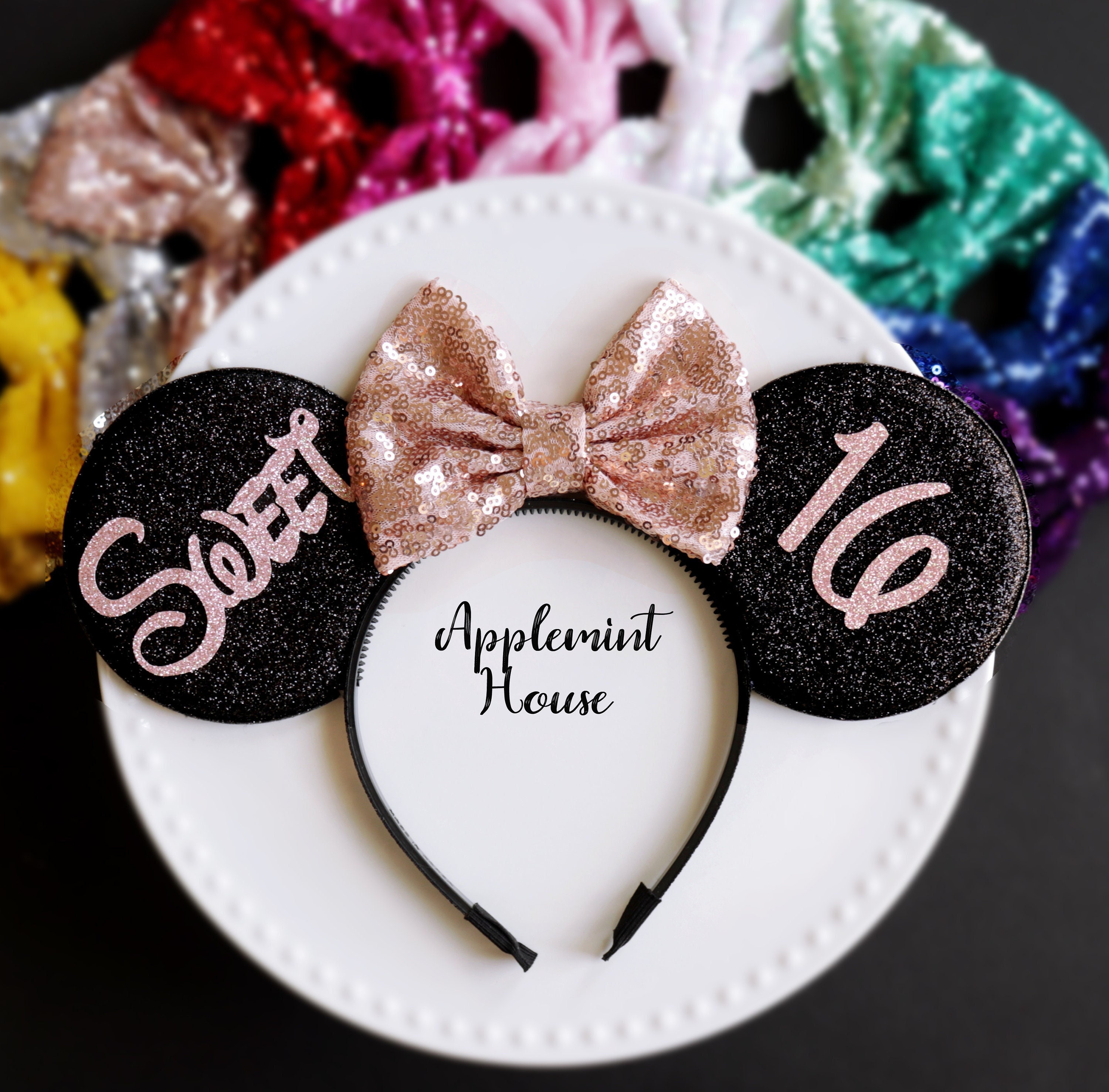Birthday Ears Birthday Mickey Ears Sweet 16 Mouse Ears - Etsy Sweden